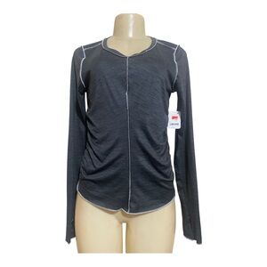 FP Movement Women's Long Sleeve Gray Top